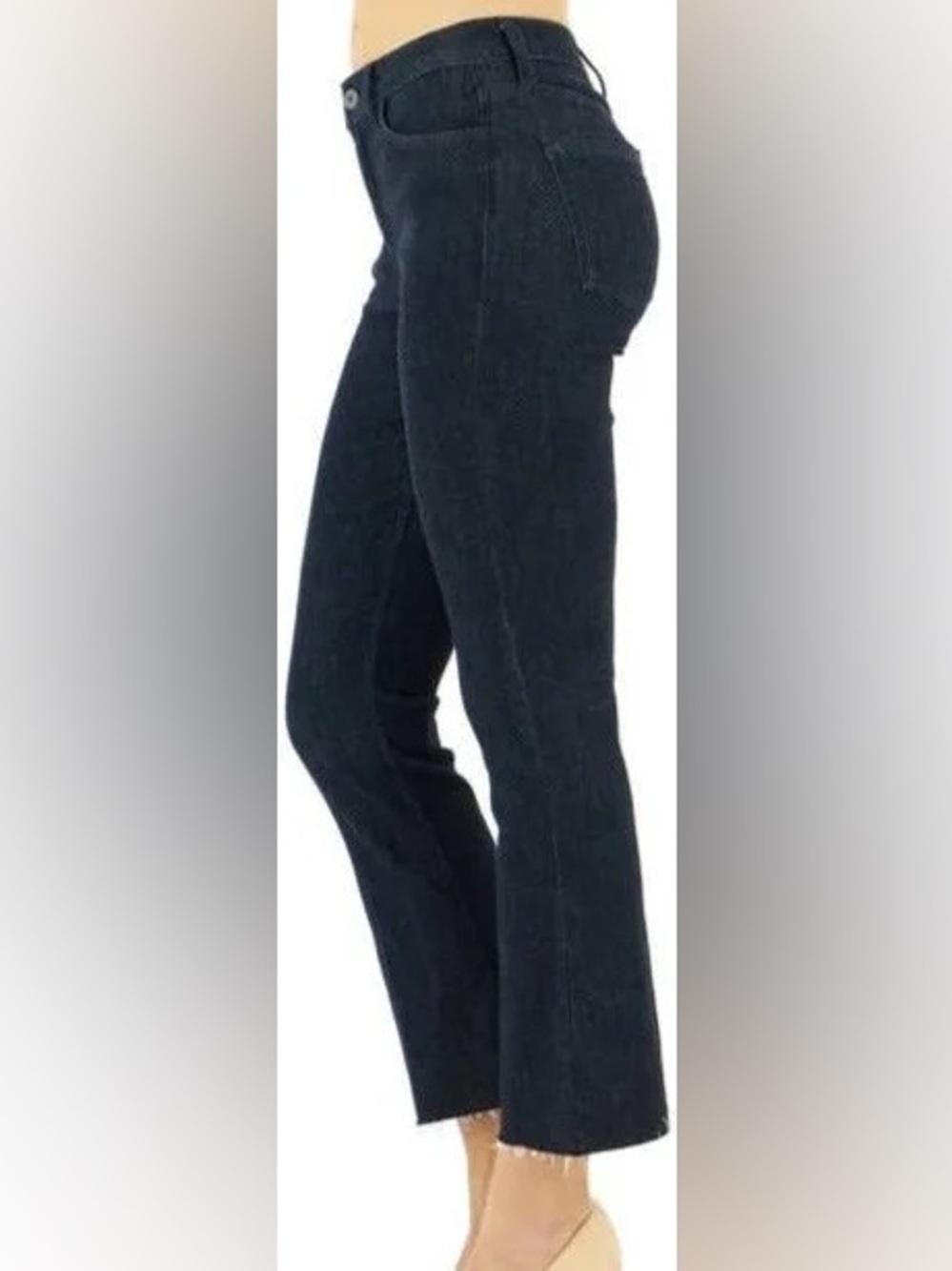 Morrison Dark Blue Women's Bootcut Raw Hem Jeans.  4/26